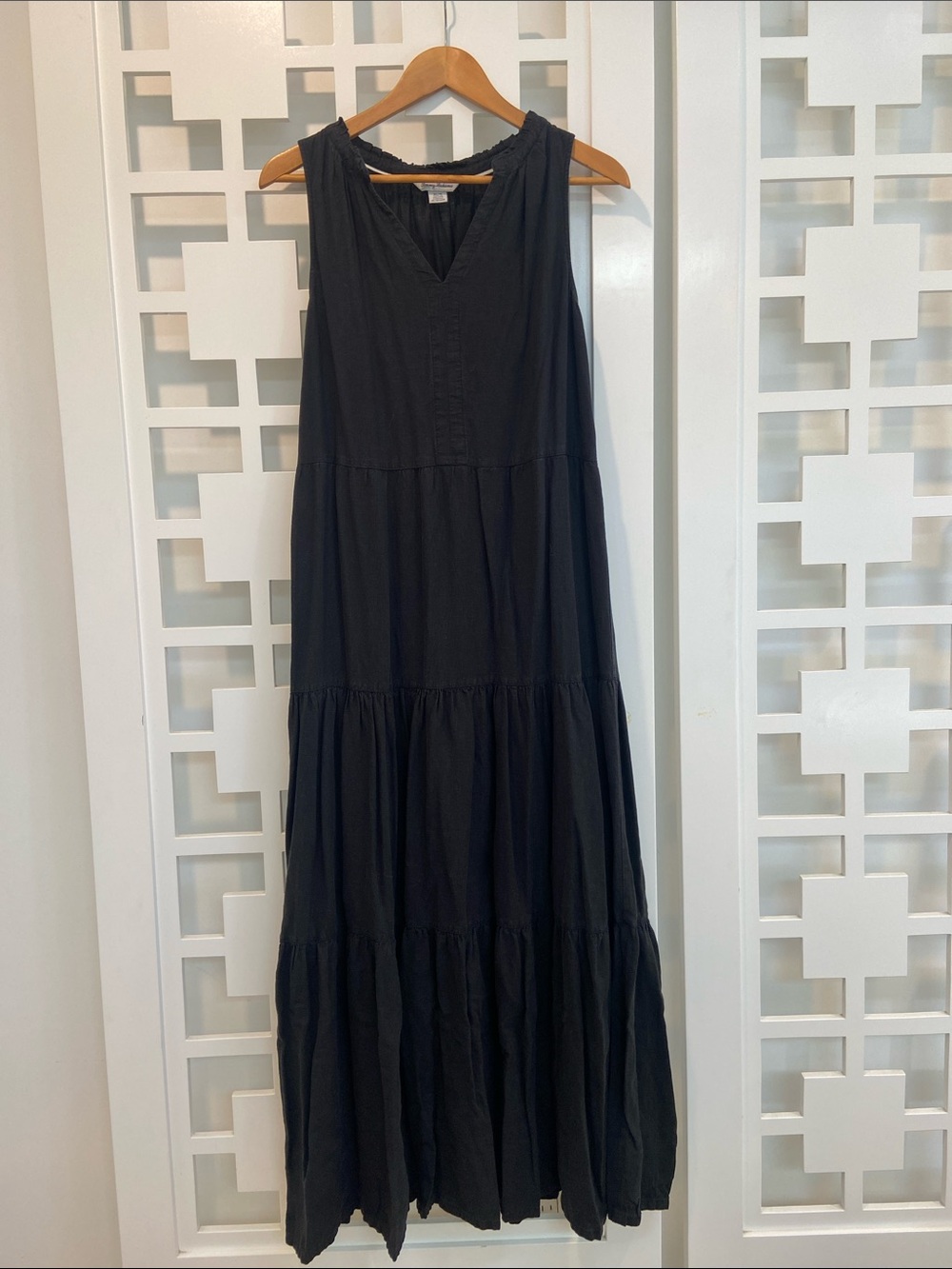 Tommy Bahama Tiered Linen Maxi Dress